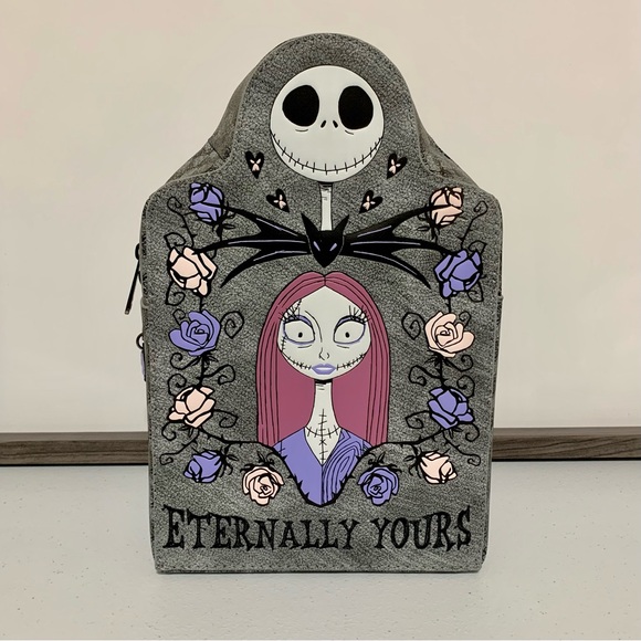 Loungefly Nightmare Before Christmas Eternally Yours Mini Backpack & Card Holder - Picture 2 of 14